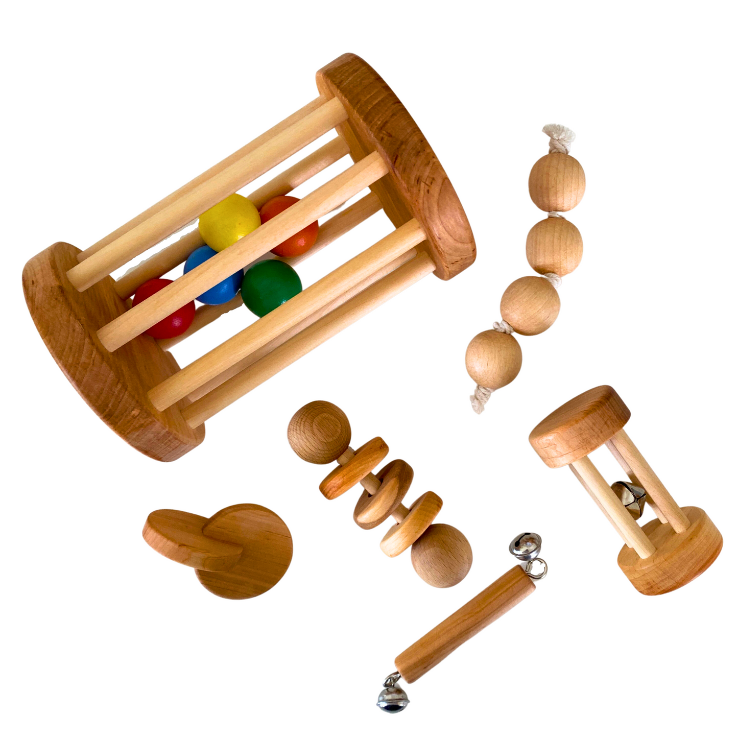 Manine Montessori Baby-Set mit 6 Spielzeugen