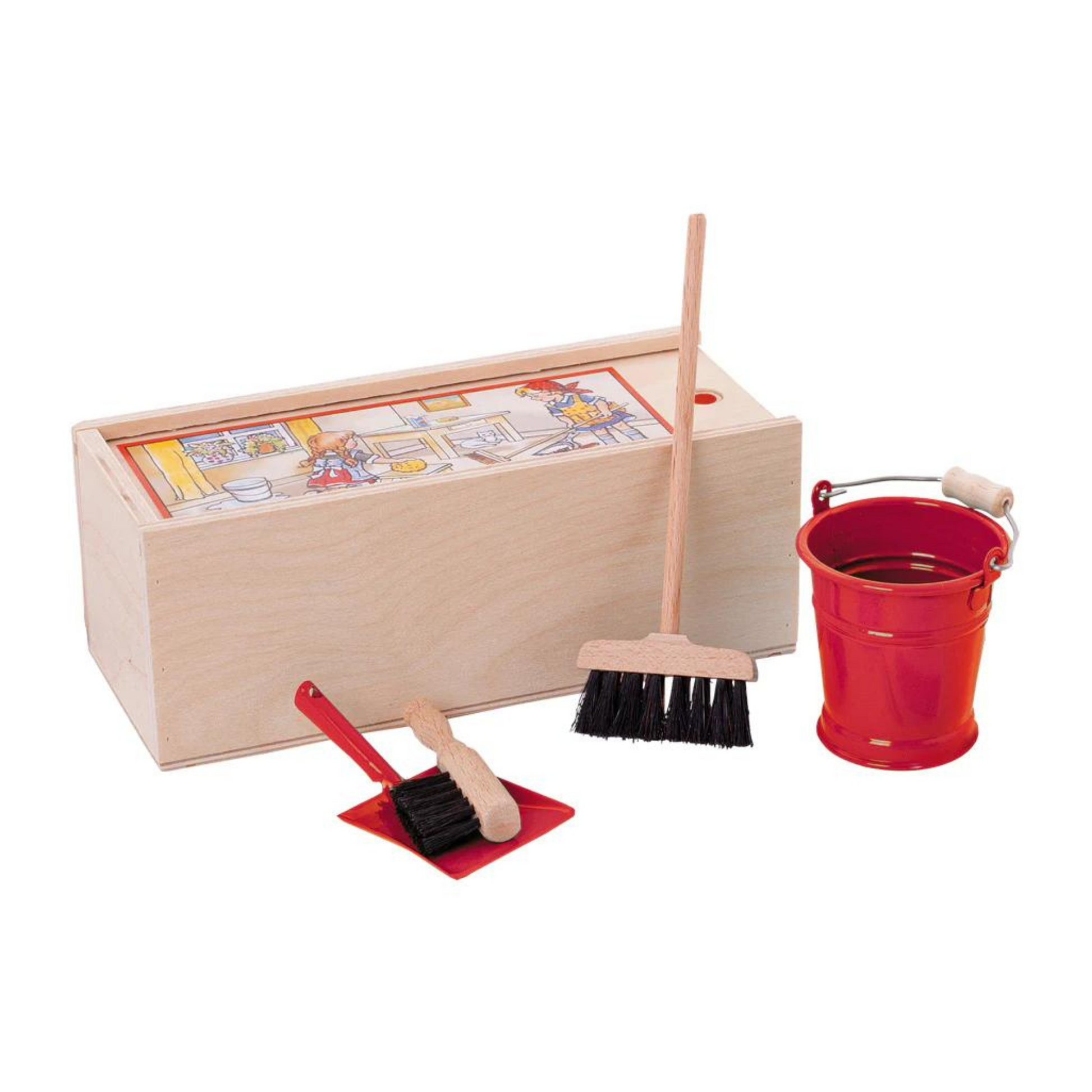 Compact Brush & Dustpan Set - Montessori Services