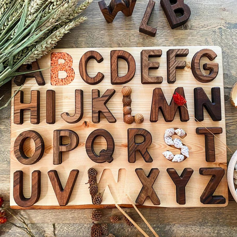 Uppercase Alphabet Puzzle – Manine Montessori