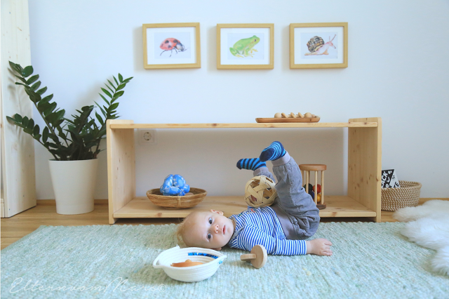 Manine Montessori Niedriges Babyregal