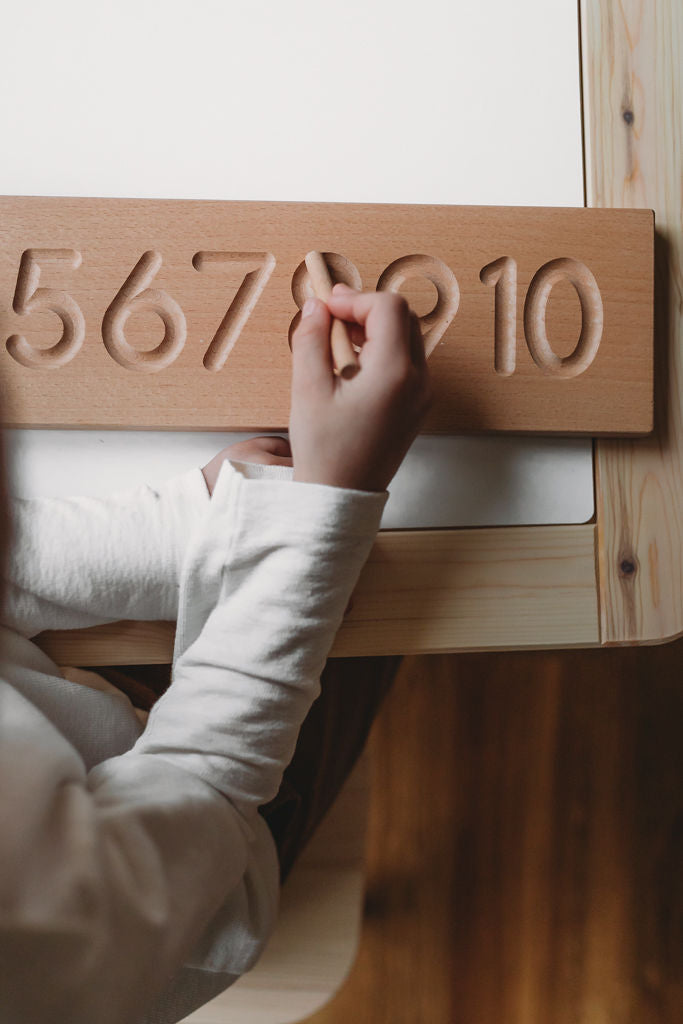 Montessori Number Tracing Board – Manine Montessori