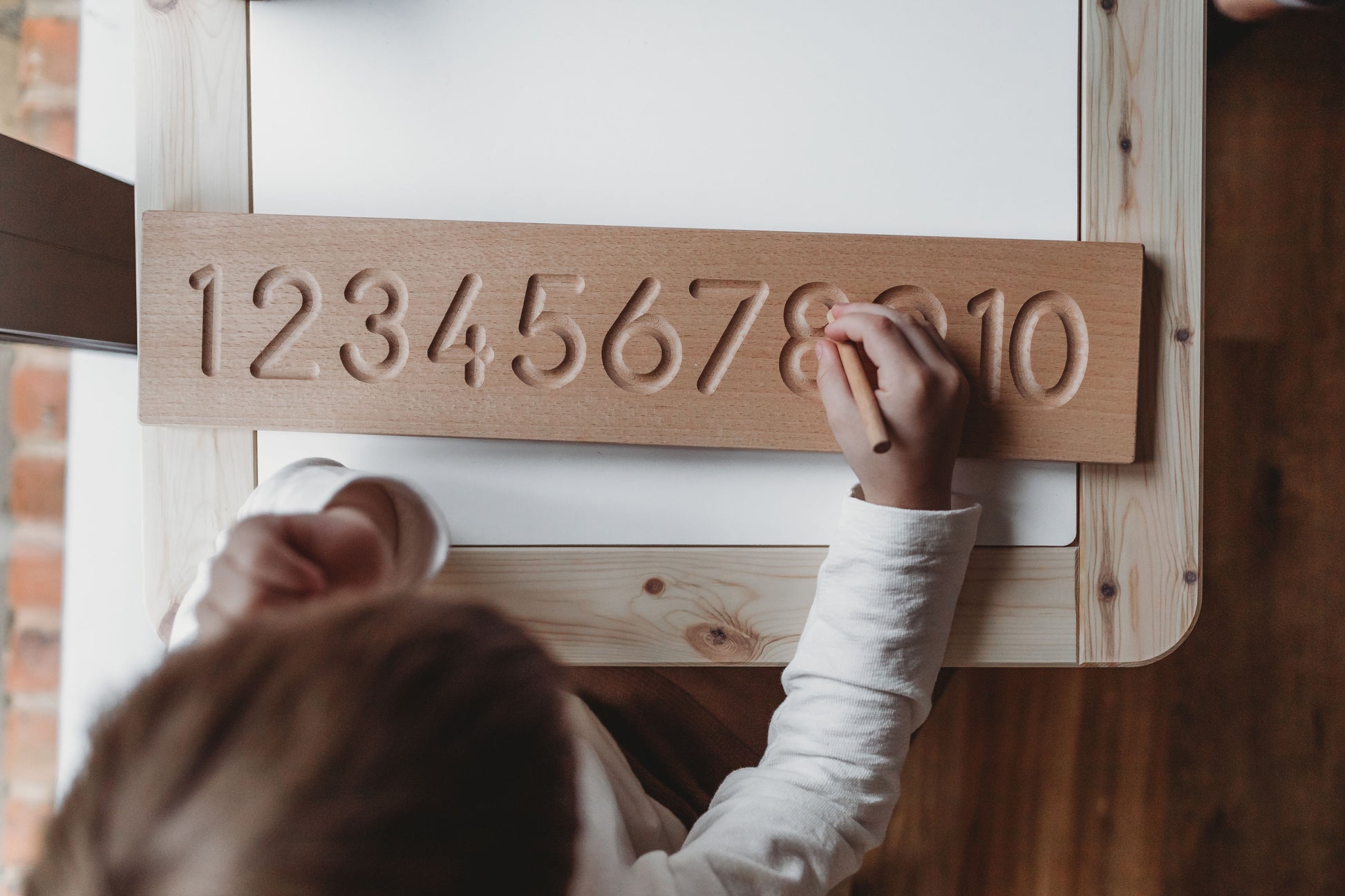 German Montessori Alphabet Tracing Board
