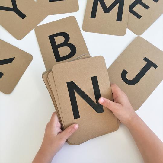 Curious Columbus Montessori Felt Letters and ABC Flash Cards - Lowercase  Large Alphabet Letters for Toddlers and Educational Flashcards for  Preschool.
